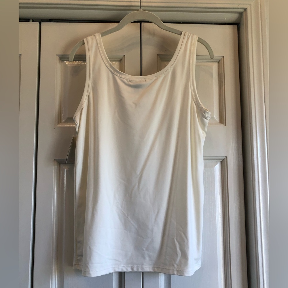 Alfani, NWT, XL, ivory tank - Picture 2 of 12